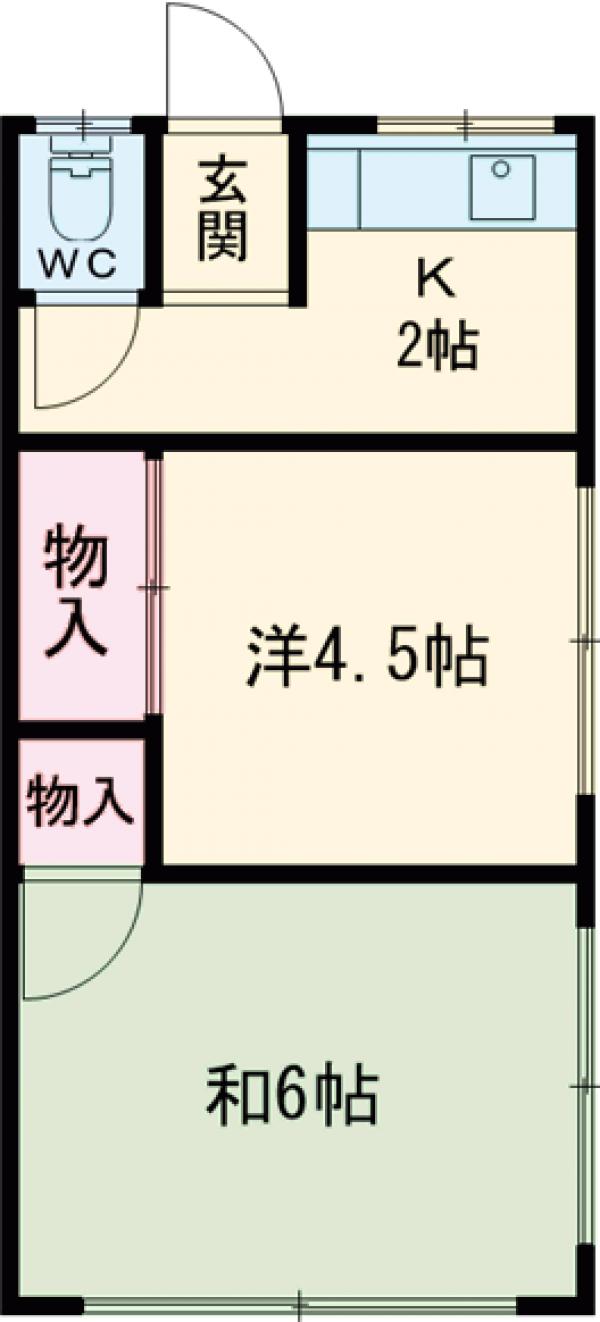 幸泉荘の間取り