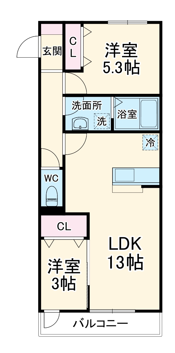 サンテラス市ヶ尾の間取り