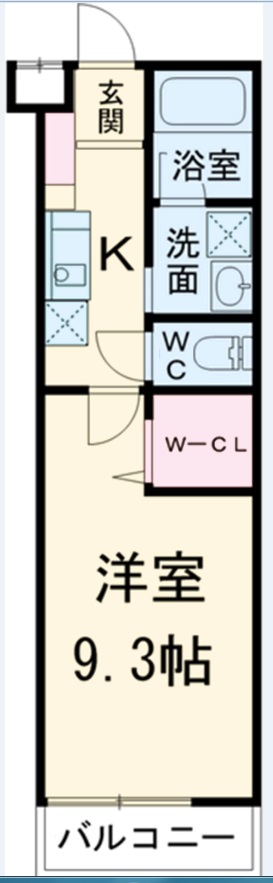 レオ四拾八番館の間取り