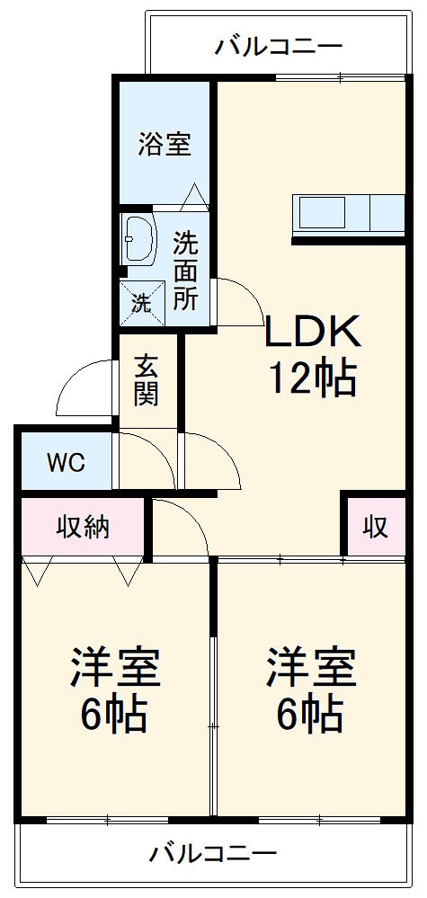 ディアコート鷺沼の間取り