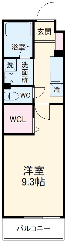 レオ四拾八番館の間取り