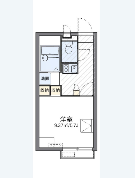 レオパレスSAIRINの間取り
