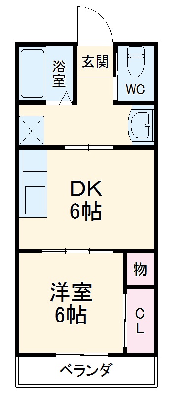 フラワーハイツの間取り