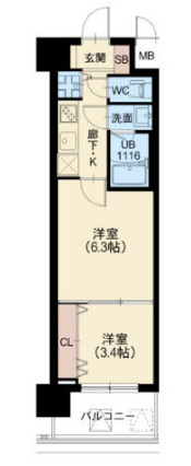 スプランディッドⅧの間取り