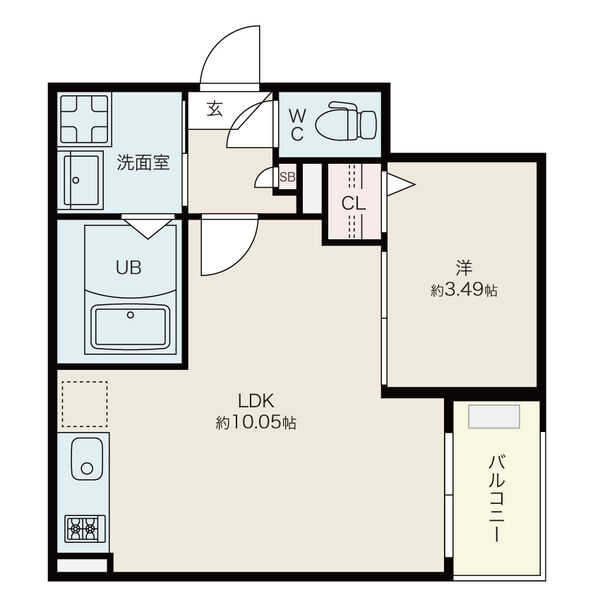 Jack biwajimaⅢの間取り