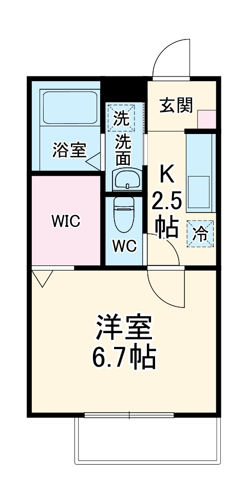 セレーヌ仲町台Bの間取り