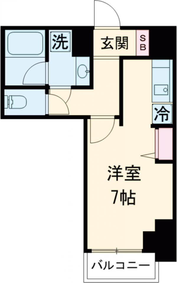 ドルチェParco東京府中の間取り