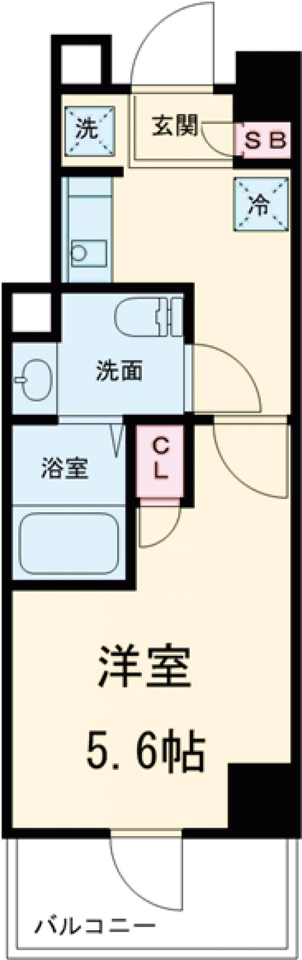 GENOVIA堀切菖蒲園の間取り