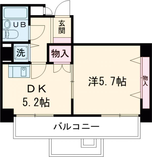 ダイアパレス竹ノ塚の間取り