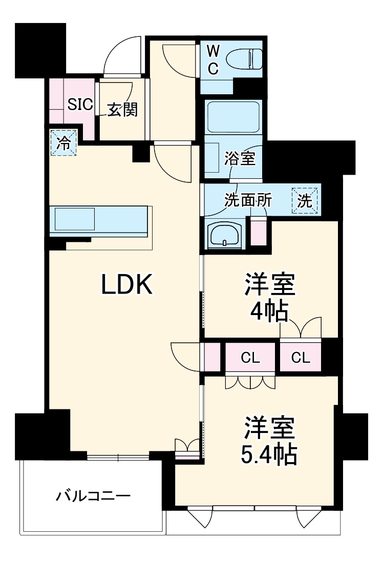大宮スカイ&スクエア ザ・タワーの間取り
