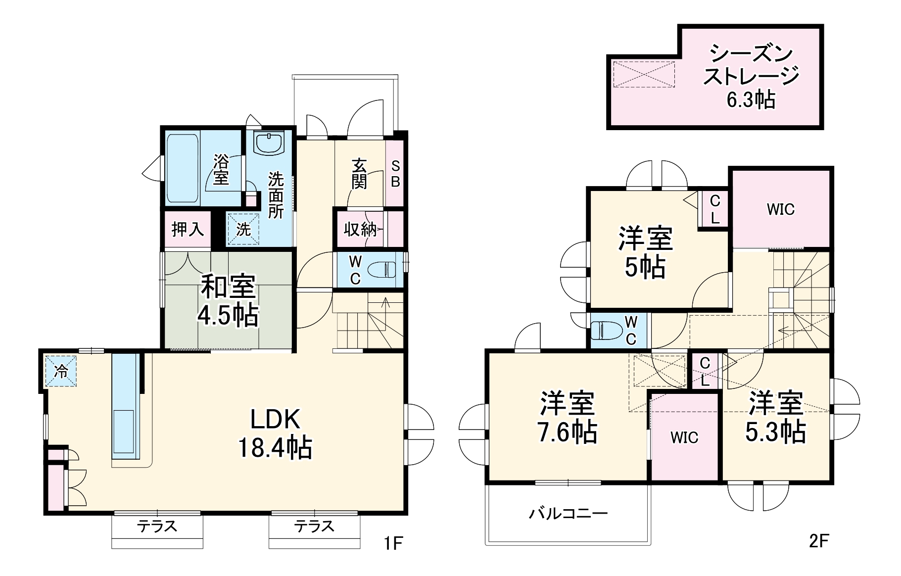 辻堂元町戸建の間取り