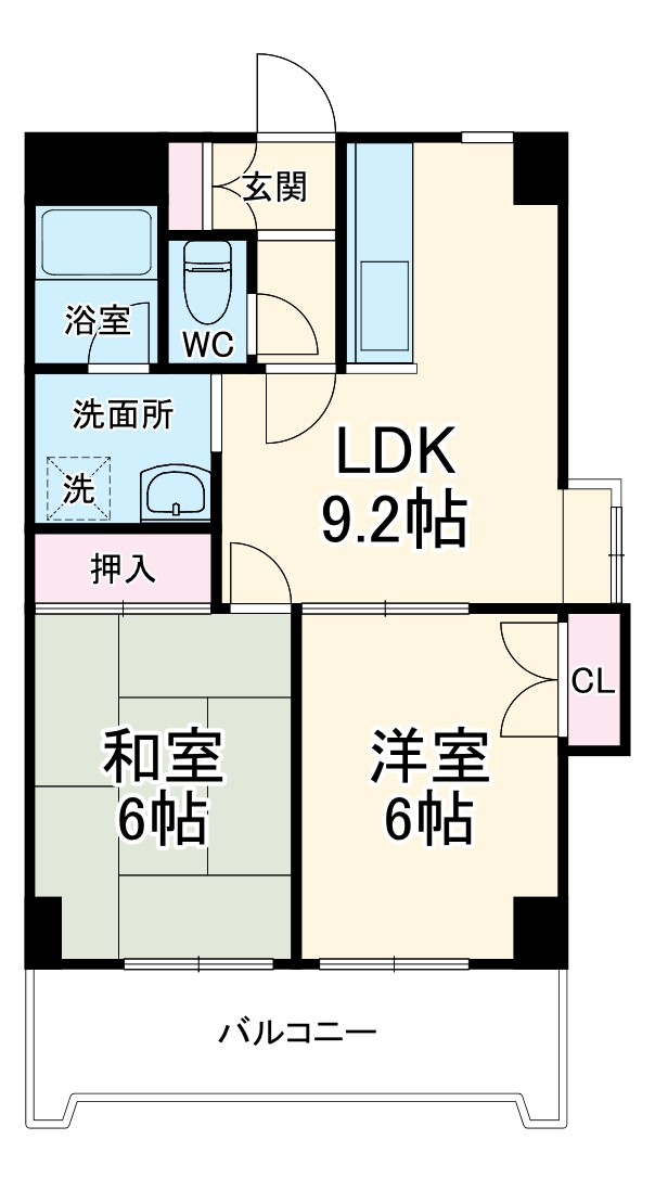 ドミールＴＳの間取り