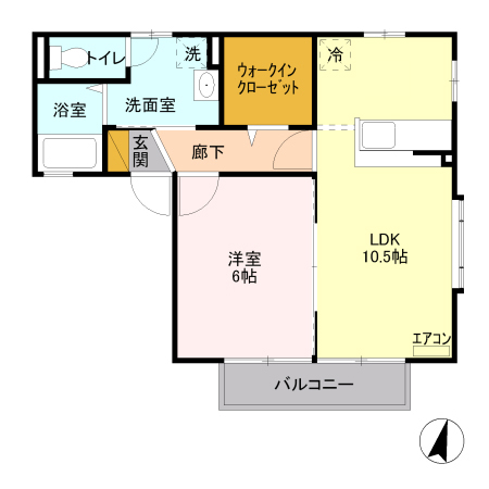 シュロス　I番館の間取り