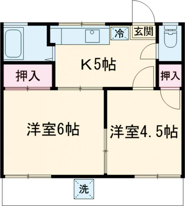 根本ハイツの間取り