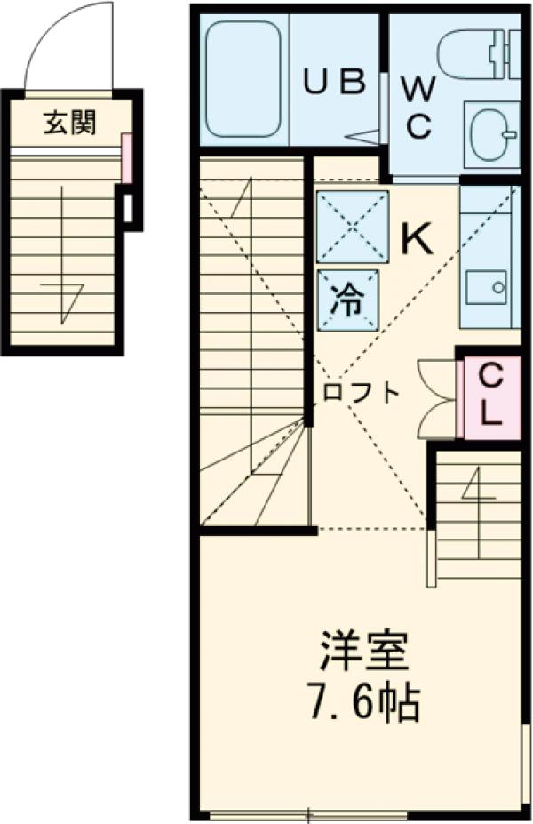 ユニコーンの間取り