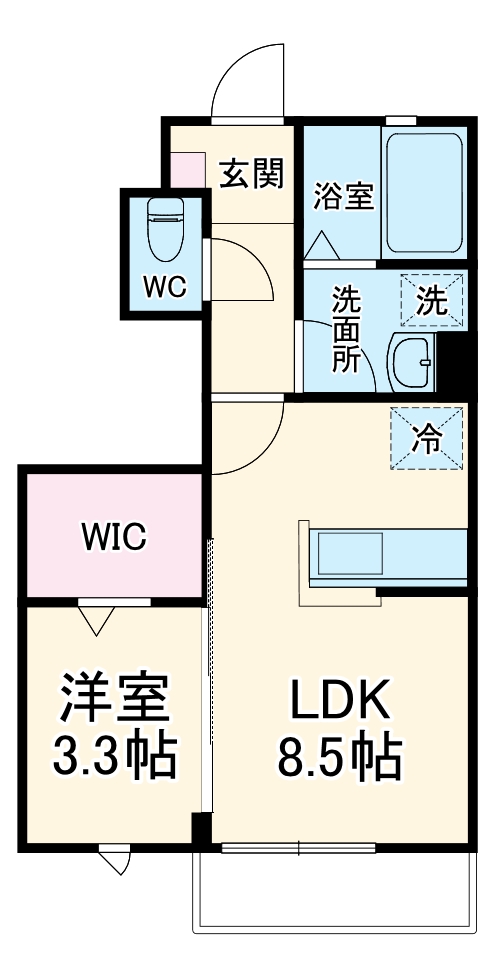 Villa Ortensiaの間取り