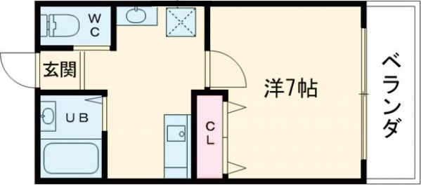 桂東ビルの間取り