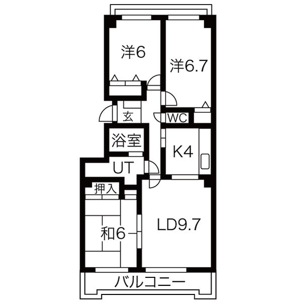 ラ・ヴィレット城屋敷の間取り