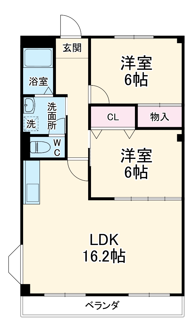 ファミールIBICの間取り