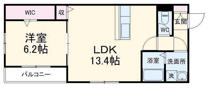 田畑ハイツそれいゆⅤの間取り