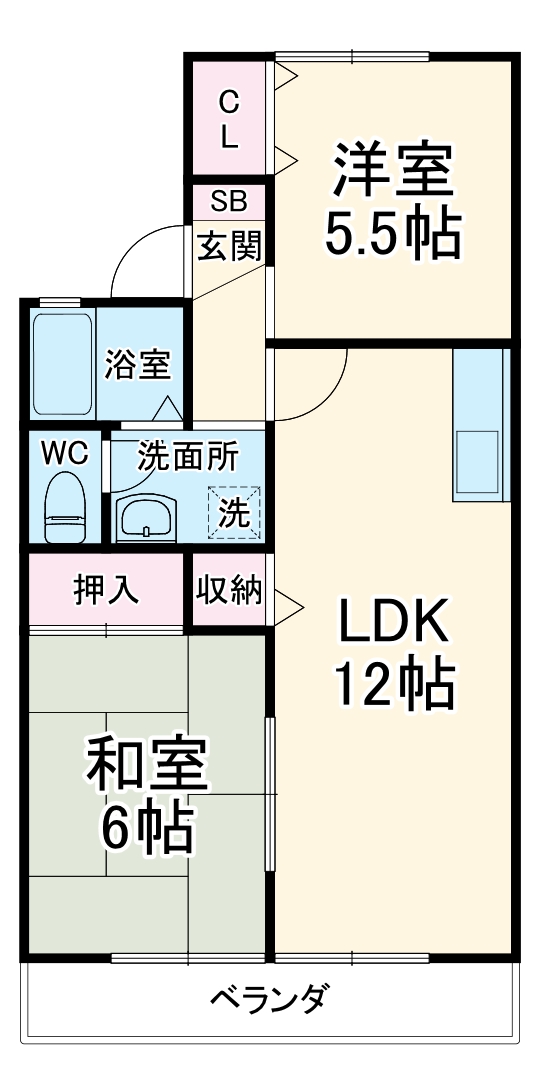 ハイキャッスルの間取り
