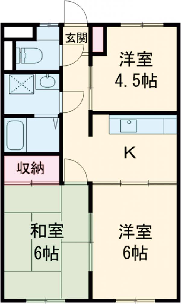 クリーンハイツマキの間取り