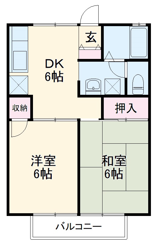 ルワイエ向陽の間取り