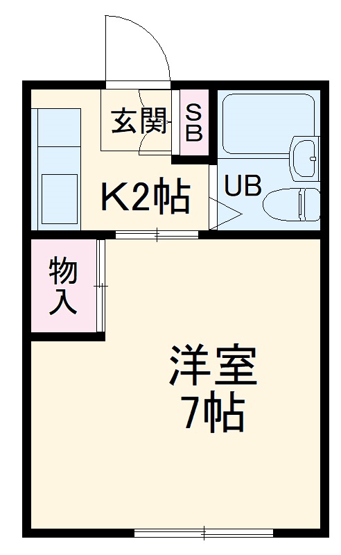 第二稲荷荘の間取り