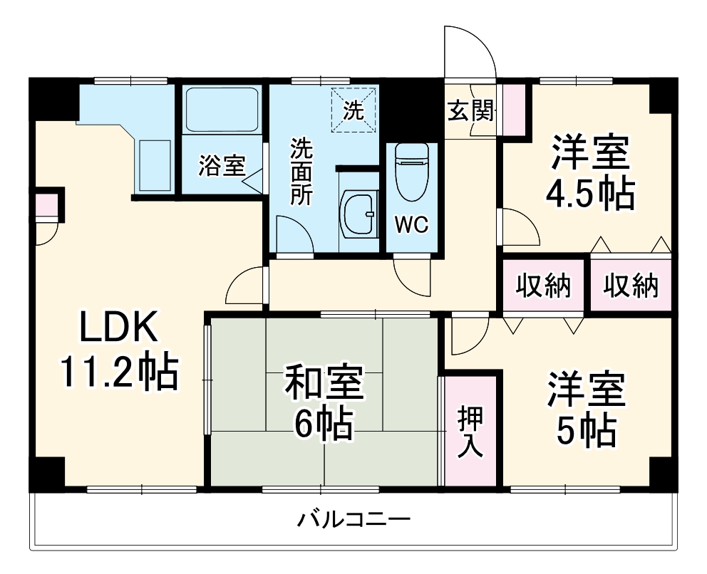 トーカン柏キャステールの間取り