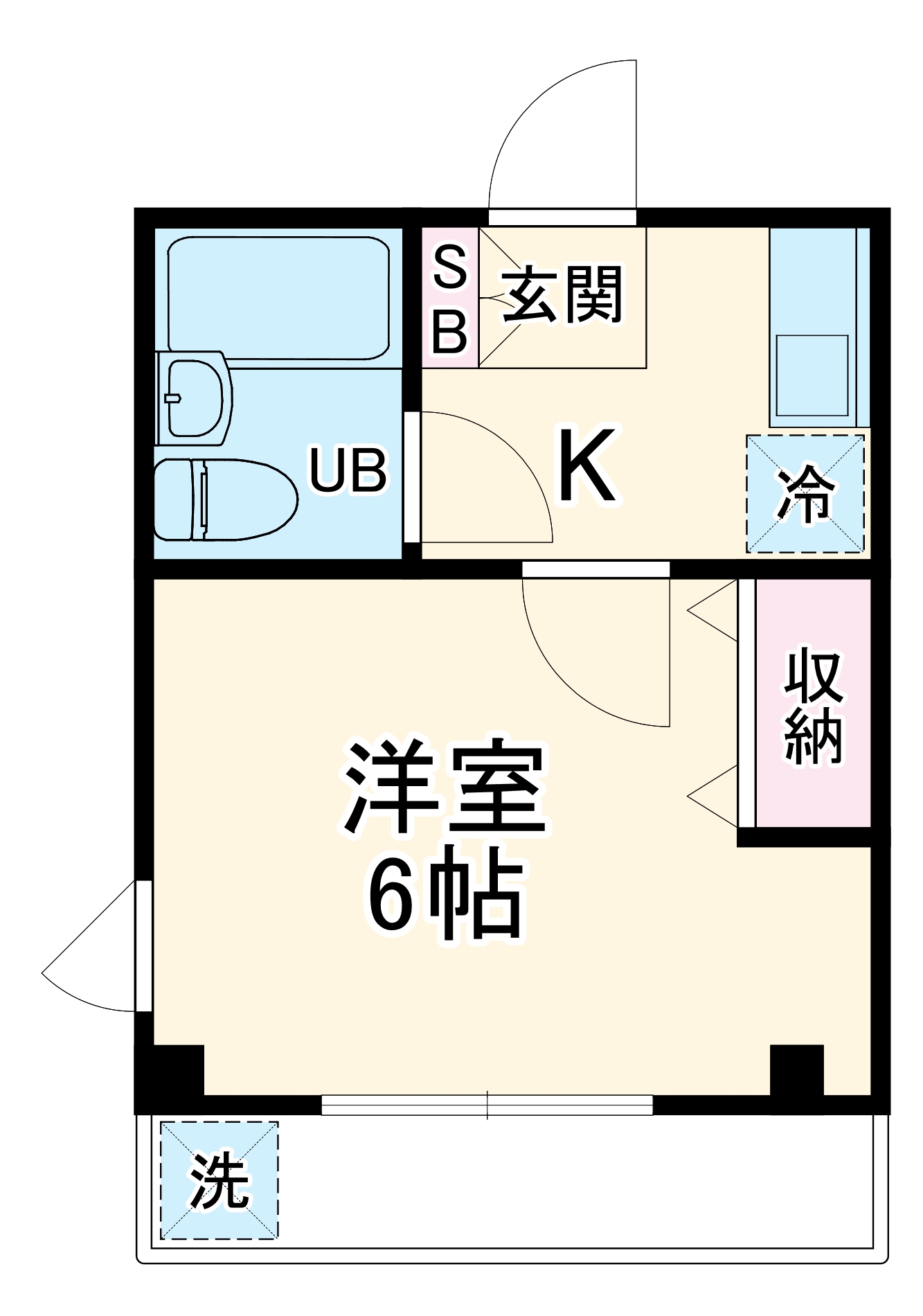 ひまわり館の間取り