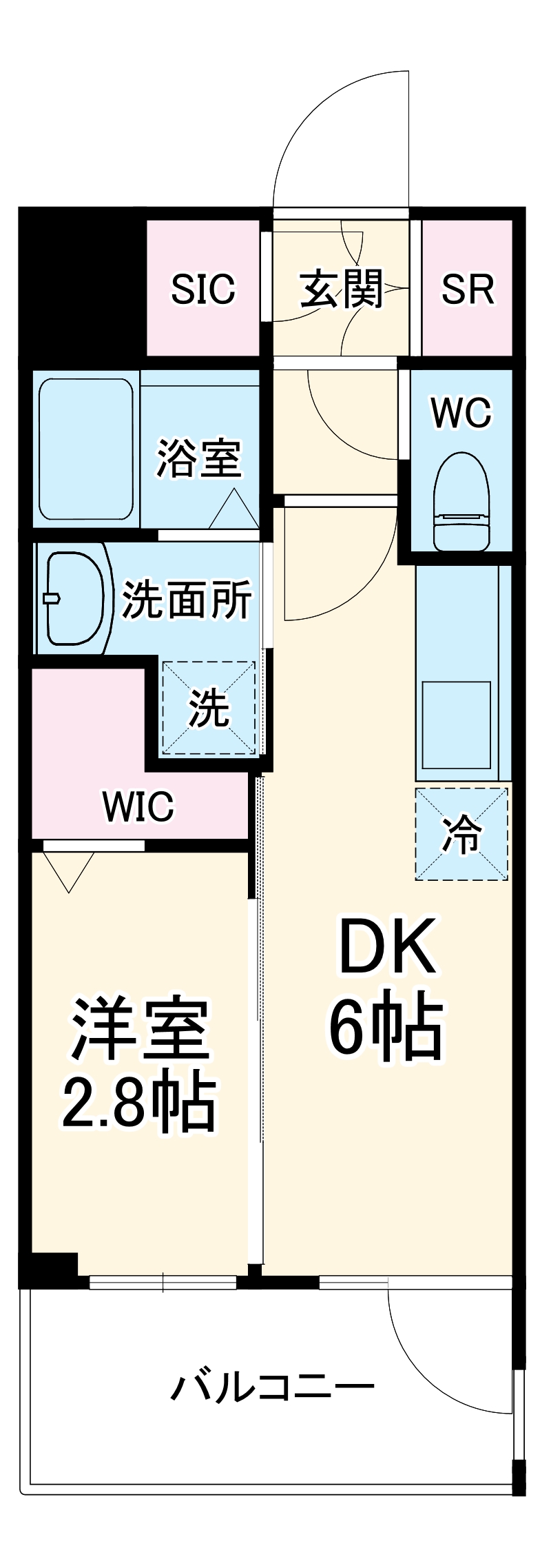 エステムコート名古屋 TWIN EASTの間取り