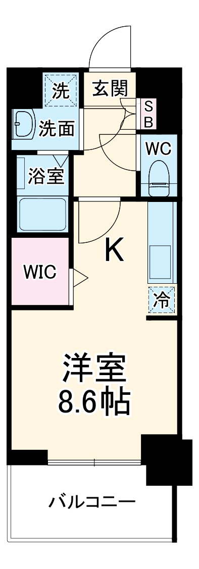 プレサンス名古屋菊井セルカの間取り