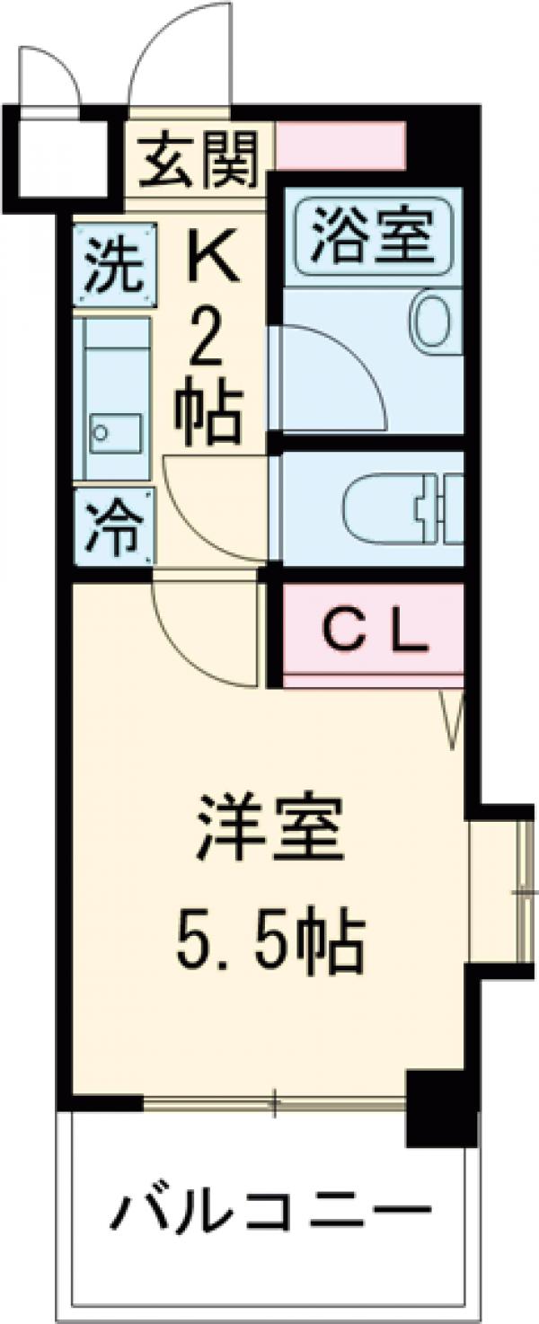 クレール中台の間取り