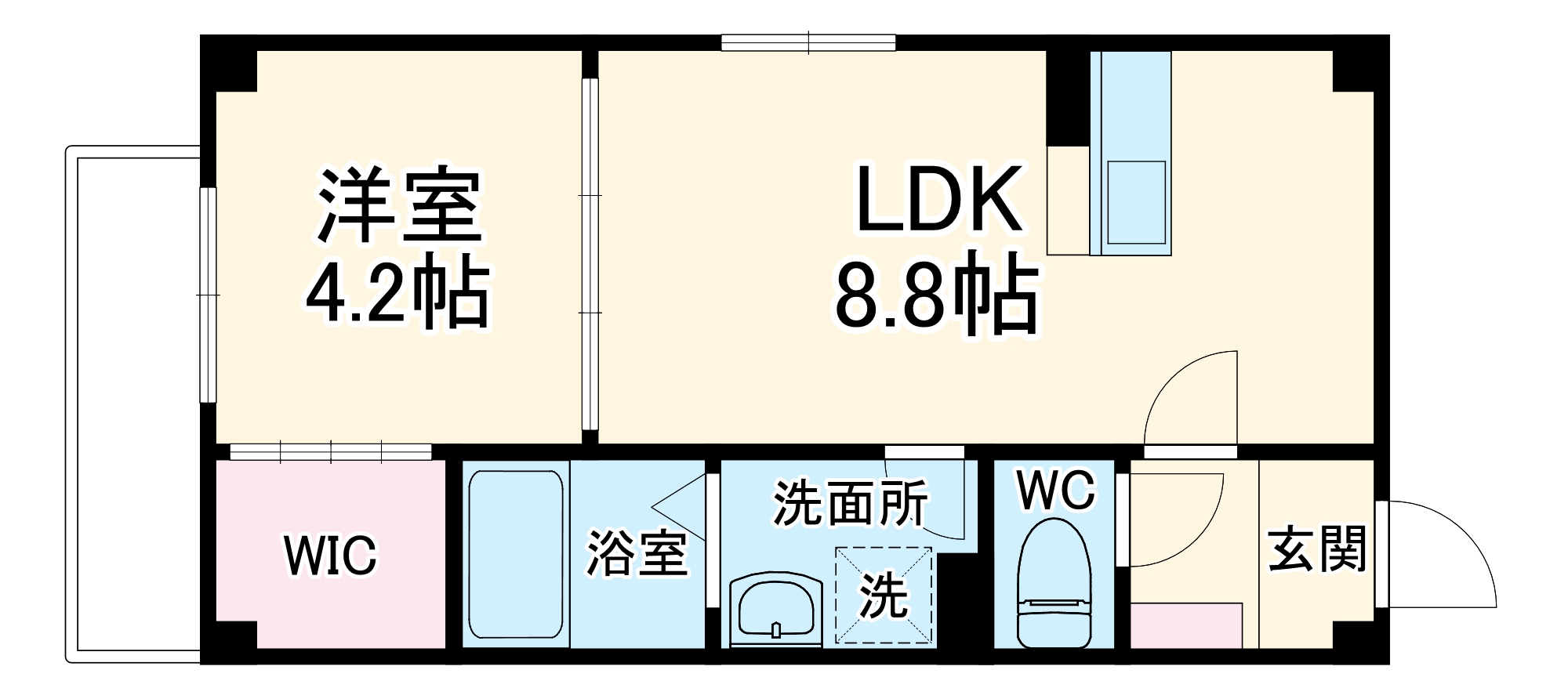 Premium Pearl塚本の間取り