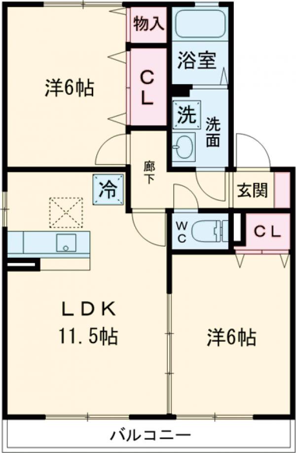 フォンテーヌの間取り