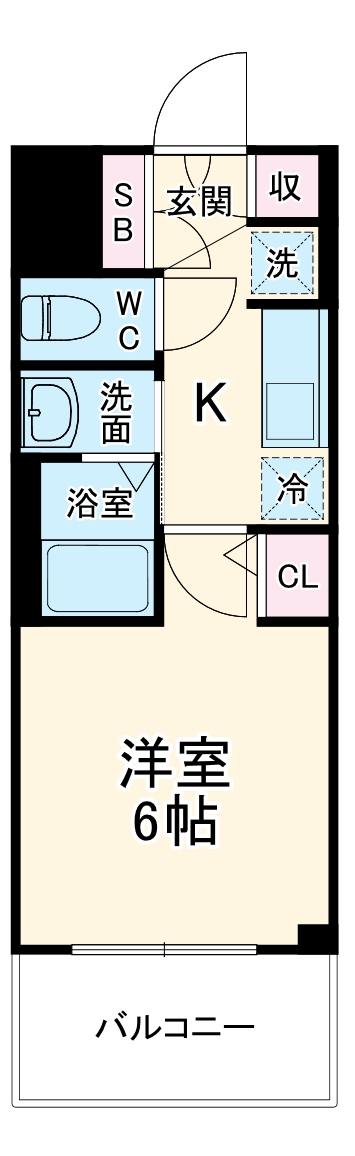 エステムコート名古屋 TWIN EASTの間取り