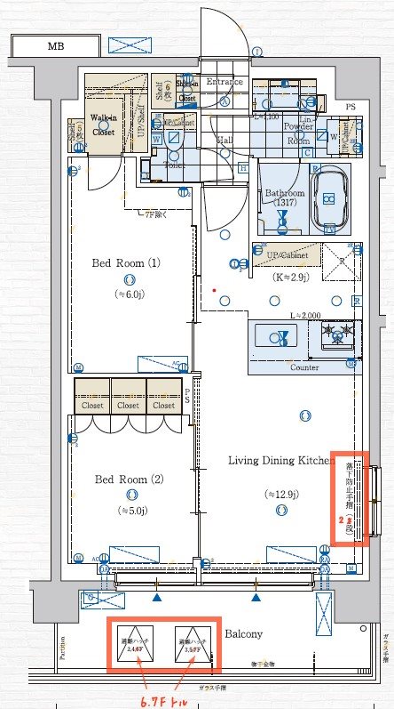GENOVIA赤羽の間取り