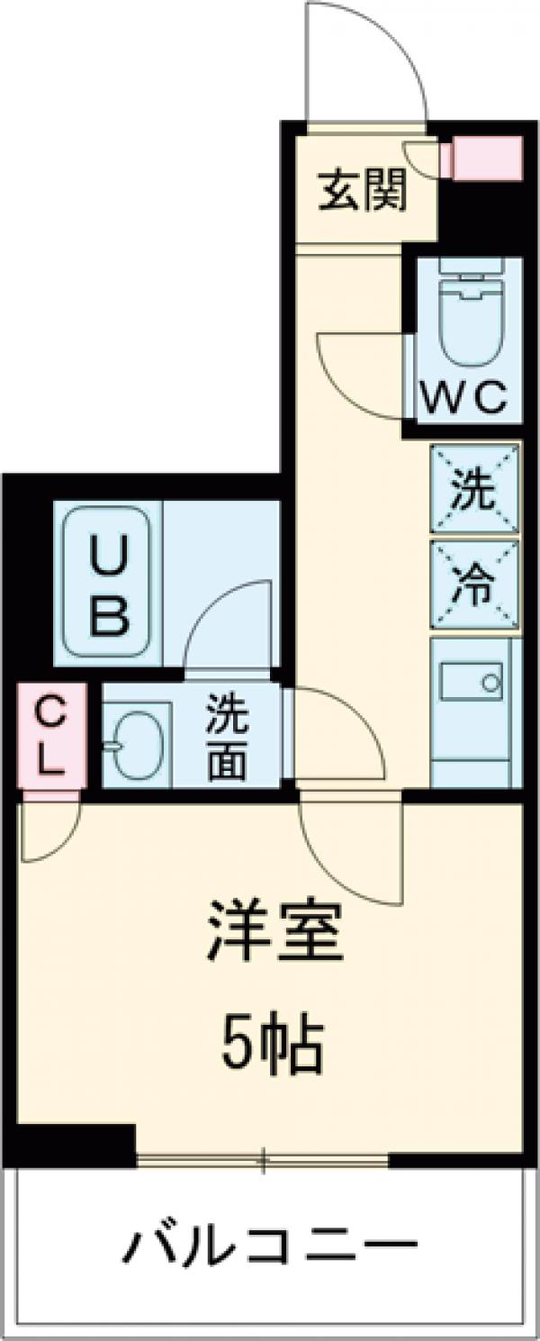 ジェノヴィア桜上水Ⅱ・302号室の間取り