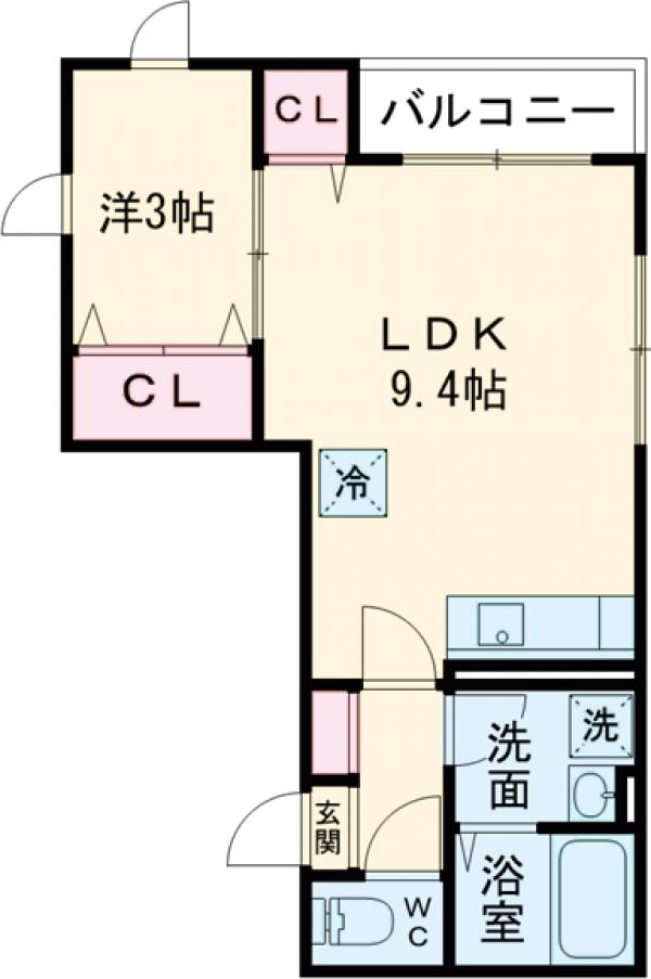 リーベ国分寺の間取り
