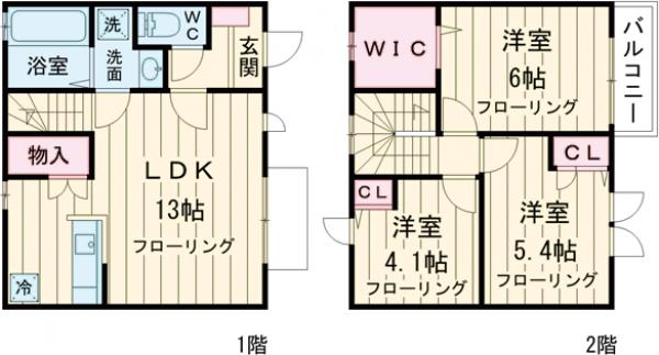 ジャルダン赤堤の間取り