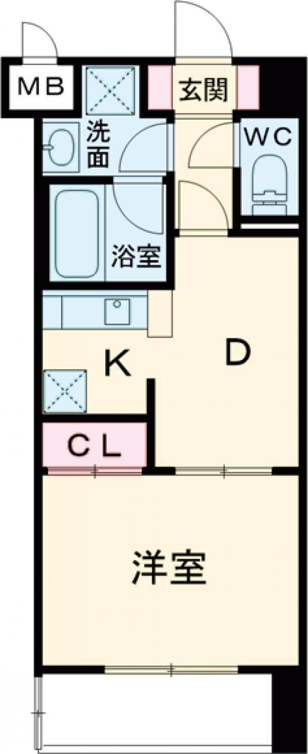 S-FORT八王子南・04060号室の間取り