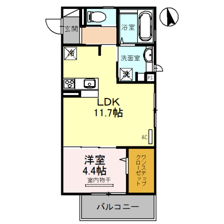 ベルメゾン池田の間取り