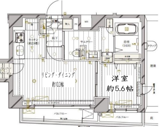 レガリス高円寺の間取り