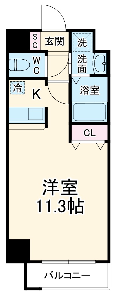 willDo松屋町の間取り