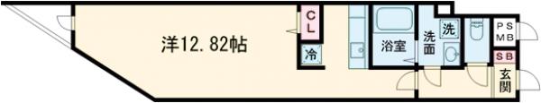 グランツ立川の間取り