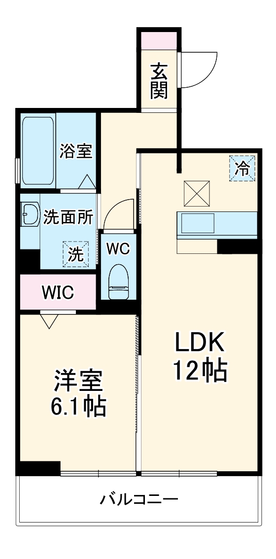 ルヴィータ栄生の間取り