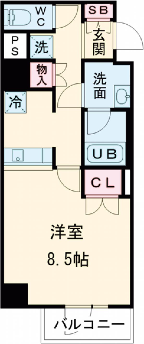 ジェノヴィア桜上水Ⅱの間取り