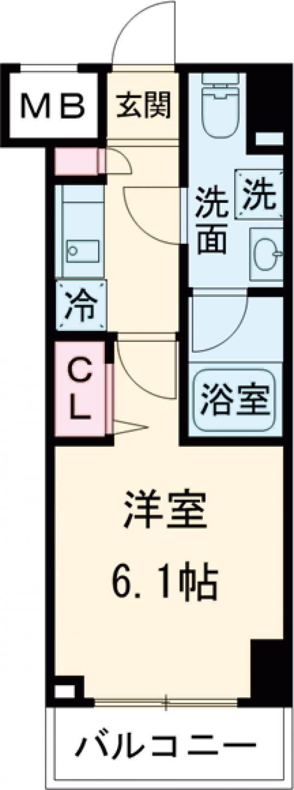 メインステージ千住中居町の間取り