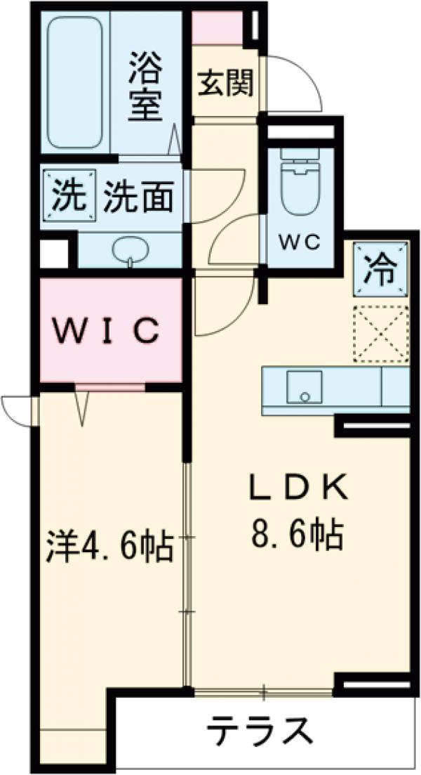 Dアセット飛田給の間取り