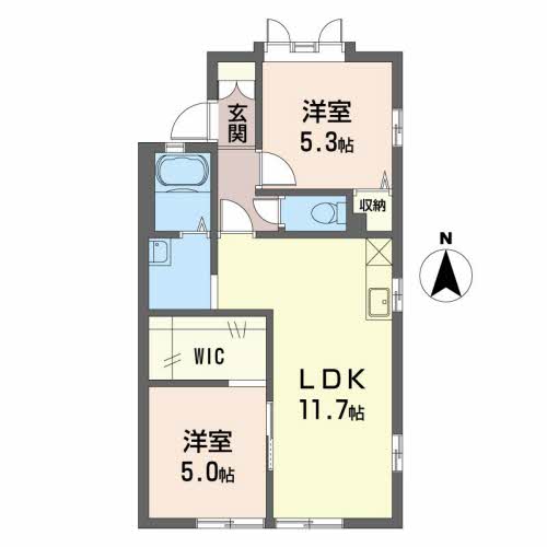 グリーンステージ柱六番の間取り